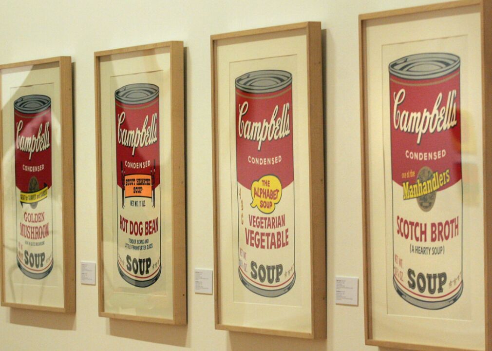 1962: Andy Warhol immortalizes Campbell’s soup cans